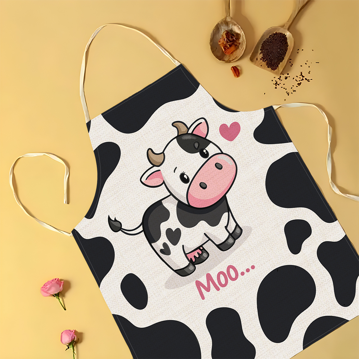 1pc Cute Cartoon Cow Print Kit - Baking Kitchen Kids recension och pris