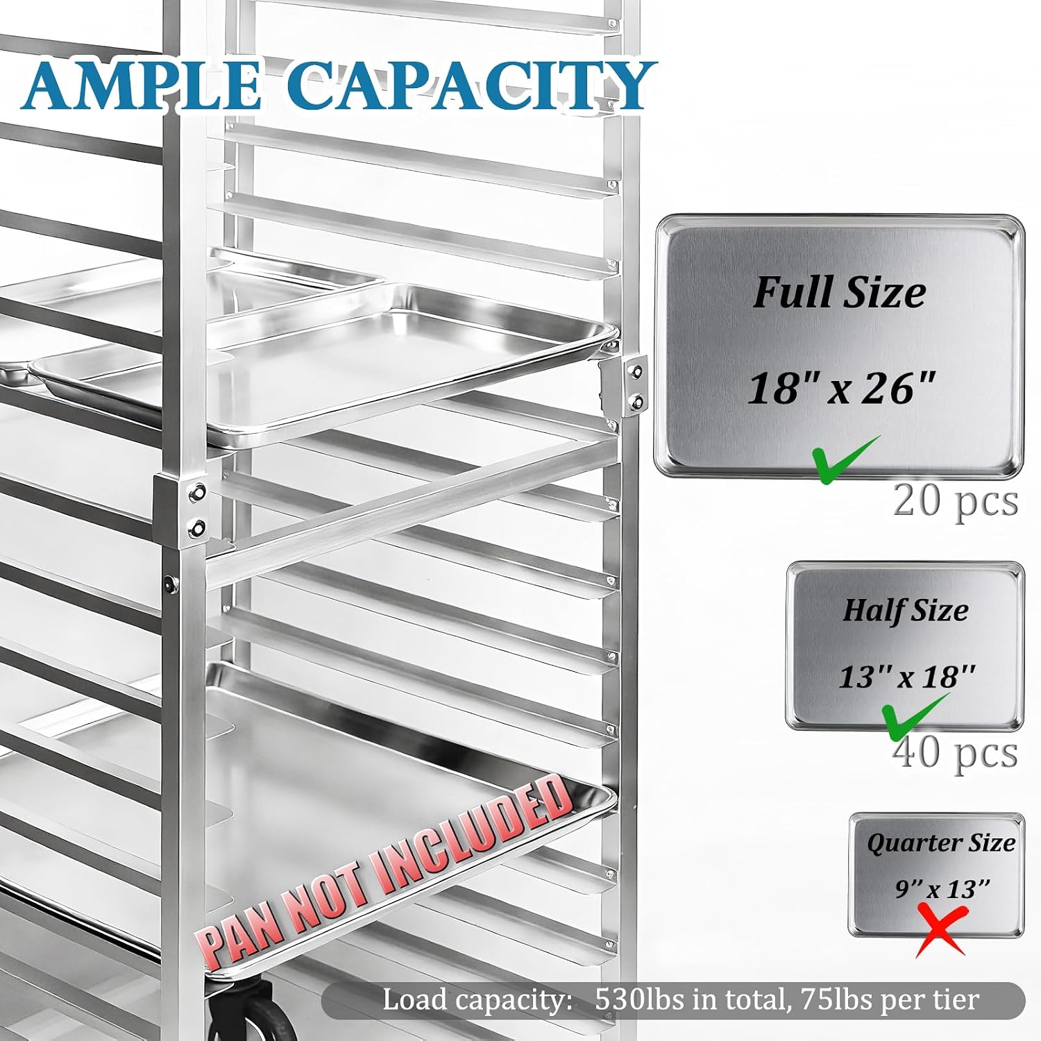Commercial 20 Tier Stainless S - Commercial Kitchen For Baking recension och pris