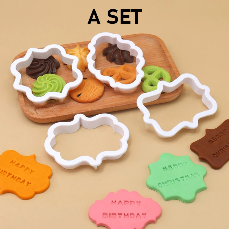 4PCS Vintage Plaque Frame Cook - Kitchen Baking Tools Names recension och pris
