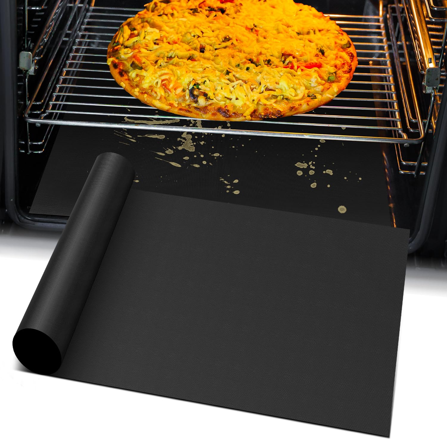 Non-Stick BBQ Grill Mat Set wi - Super Kitchen Baking Mat recension och pris