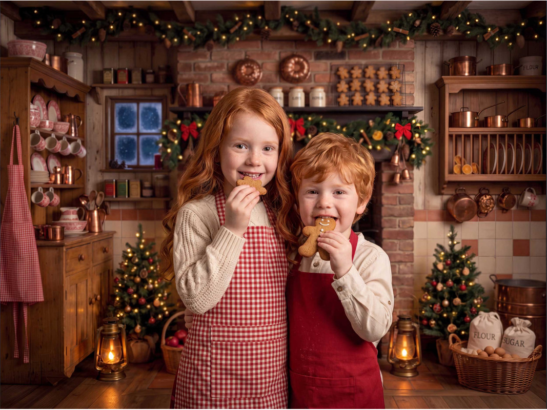 Christmas Baking Kitchen Backd - Baking Kitchen Kids recension och pris