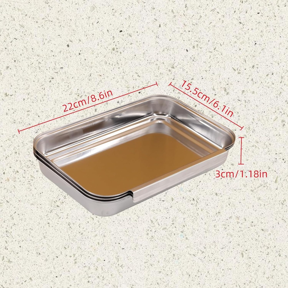 3Pcs Stainless Steel Seasoning - Kitchen Baking Station recension och pris